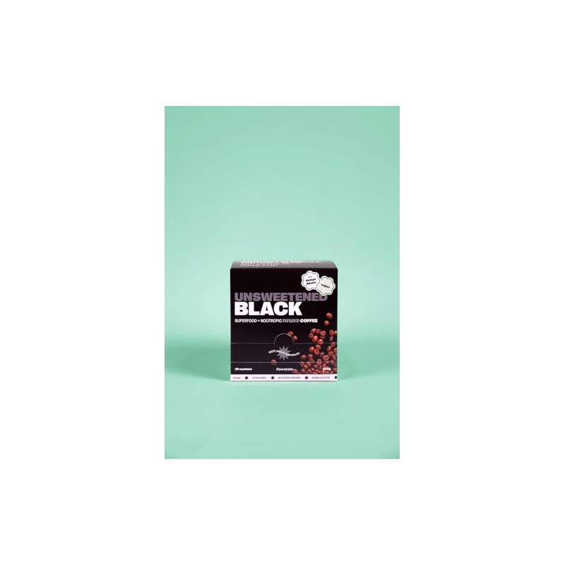 Unsweetened Black Instant Coffee Sachets