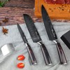 Howashin 3Pcs Knife Set Professional Kitchen Knife Set Stainless Steel