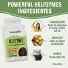 NaturalSlim Helpzymes Superior Digestive Formula - Digestive Enzymes Capsules
