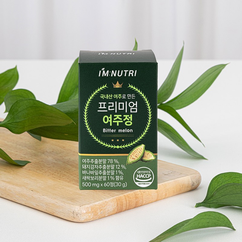 아임뉴트리 국내산 여주 프리미엄 여주정 30g, 60정, 1개 I'm Nutri