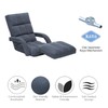 FLOGUOR Adjustable Floor Gaming Chair for Adults with Armrests &