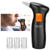 Breathalyzer Professional High Accuracy Emiconductor LED Alcohol Tester for Household