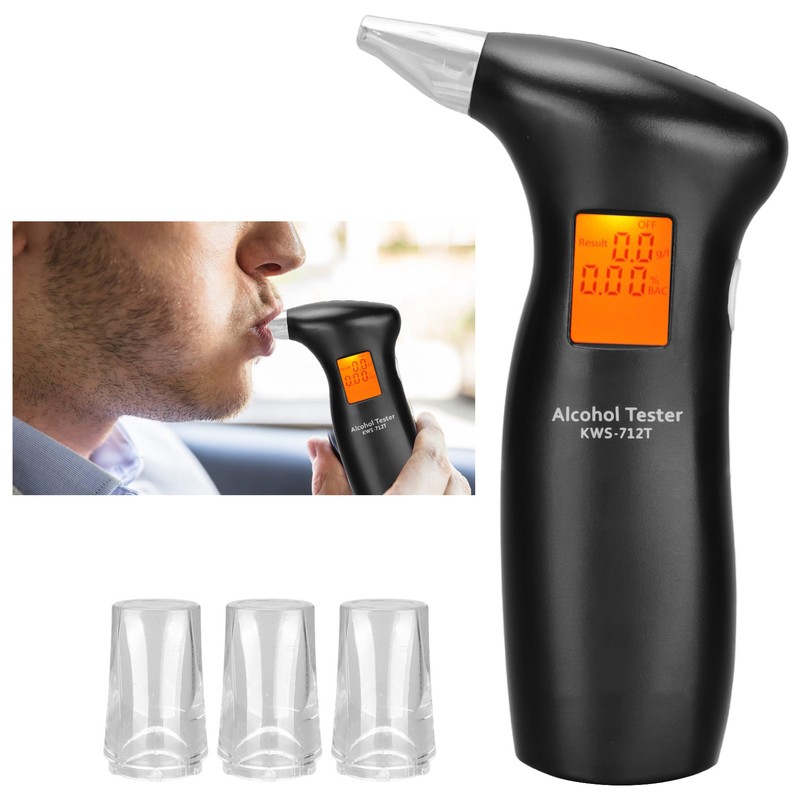 Breathalyzer Professional High Accuracy Emiconductor LED Alcohol Tester for Household