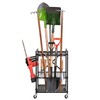 Mythinglogic Garden Tool Organizer for Garage, Yard Tool Rack with