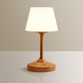 Dawnwake Mushroom Cordless  Lamp Rechargeable Dimmable Lamp,Shower Lamp Waterproof, Touch Control,Portable Wireless Desk Lamp for Dinner/Bedroom/Restaurant,4000mAh LED - Style: Acrylic Cordless Lamp 1