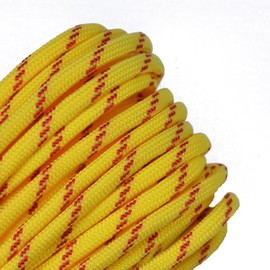 10', 25', 50', 100' Hanks or 250', 1000' Spools of Parachute 550 Cord Type III 7 Strand Paracord - Fast Pitch - 50 Feet