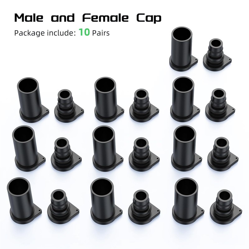 KarlKers Solar Connector Caps, IP67 Solar Panel Connector Cap Weather