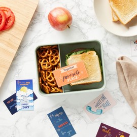 Paper Junkie 60 Pack Romantic Lunch Box Love Notes for Him, Her, Husband, Wife, Mini Inspirational Note Cards (2 x 3.5 In)