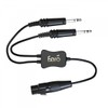Airbus XLR to GA (Dual Plug) Pilot Headset Adapter