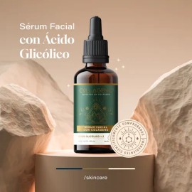 Collagenic – Sérum Facial Efecto Peeling con Ácido Glicólico, Colágeno Hidrolizado y Ácido Hialurónico para Renovación Celular y Luminosidad (50 ml)