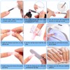 Dual Nail Forms Set, 120pcs Dual Forms Nails with 10pcs