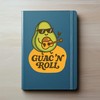 Guac 'N Roll – Funny Avocado Music Pun Sticker –