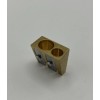 DUX #4109 Brass Double Hole Wedge Pencil Sharpener