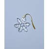 Lenox Ornaments, 2025 Optic Snowflake Ornament, Made of Glass, Gold