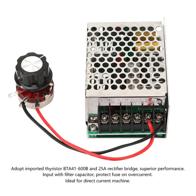 Regulator Motor 4KW DC Regulator Bridge Rectifier with Capacitor, 220V