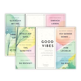 sintimate Good Vibes - 24 Tear-Off Coupons - Compliments Cards for Couples - Love and Couple Gift - Good Mood