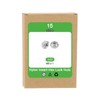 sourcing map 15Pcs M6 x 1 Nylon Insert Hex Lock
