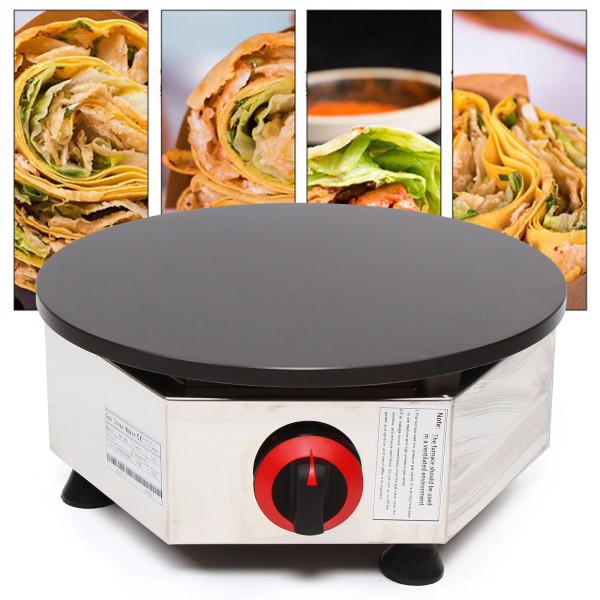 Unbranded Nonstick Pancake Baking Machine φ40cm Round Plate Crepe Maker