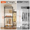 JOISCOPE Wardrobe Organizer - Heavy Duty Clothes Rack with 5