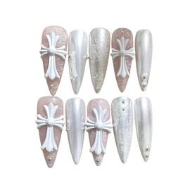 Letter Hippie Handmade Nail Tips - Long Ballerina / 레터히피 수제네일팁 - 롱 발레리나