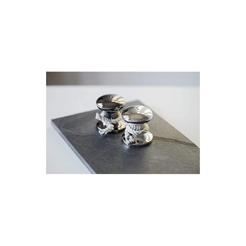 Philippi 273037 Hamburger Shaker for Salt, Nickel, Silver, 4.3 x
