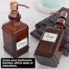 GLADPURE Soap Dispenser 2 Pack, Hand Soap Dispensers with 18