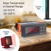 KETOTEK KT8230 Digital Temperature Controller Thermostat Regulator 120VAC 30A Fahrenheit
