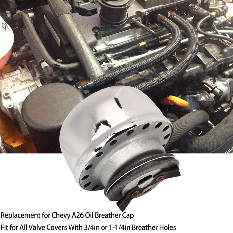 Oil Breather Cap Valve Cover Steel Material Replacement for Chevy