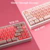 Crystal Jelly Double Shot PBT Keycaps, 132 Keys HOA Profile