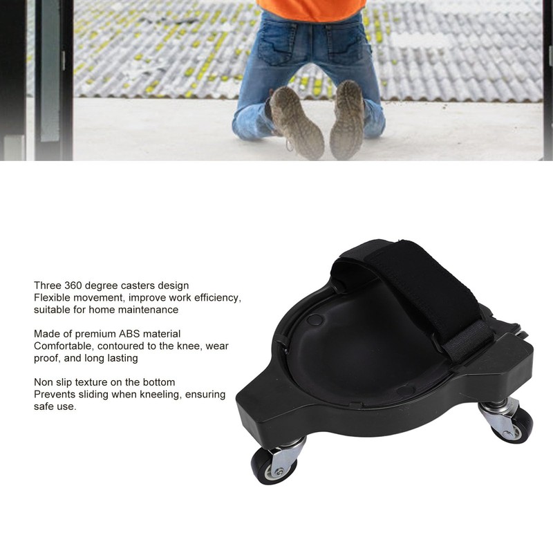 Rolling Knee Pad, Wheeled Knee Creeper Dolly Knee Pad with
