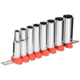 Takagi Deep Socket Set, 8 Pieces, Drive Socket 9.5 mm
