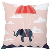 The Purple Tree Polyester and Polyester Blend 260 TC Cushion
