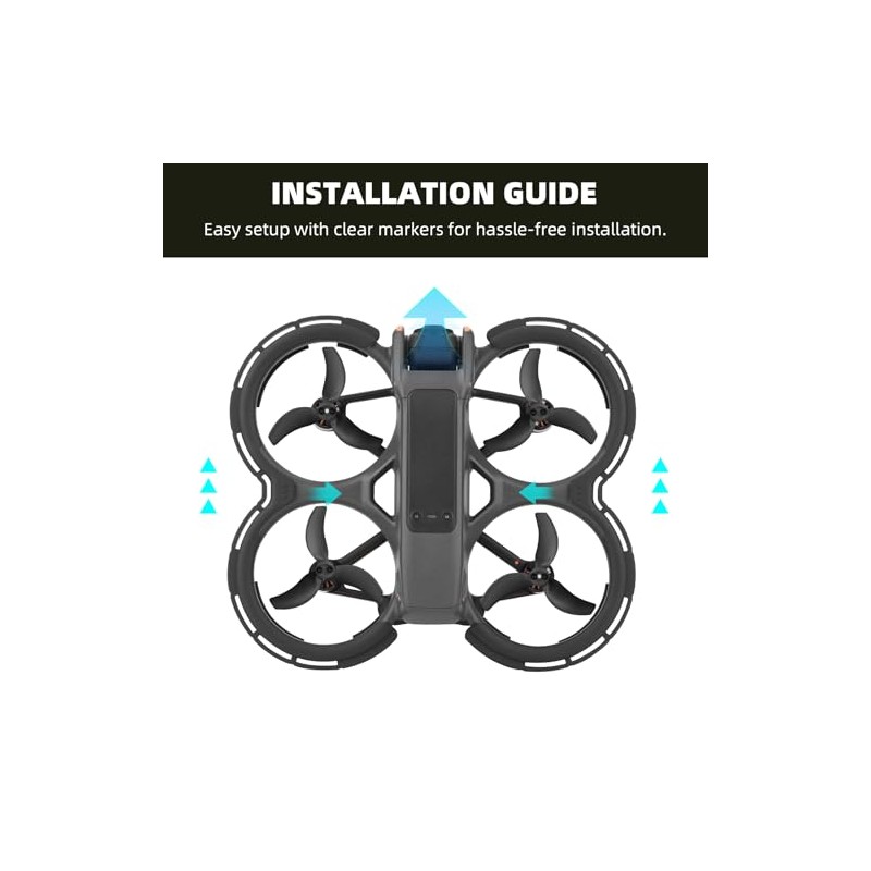 BRDRC Avata 2 Protecciones de Parachoques Accesorios, Protector de Hélice