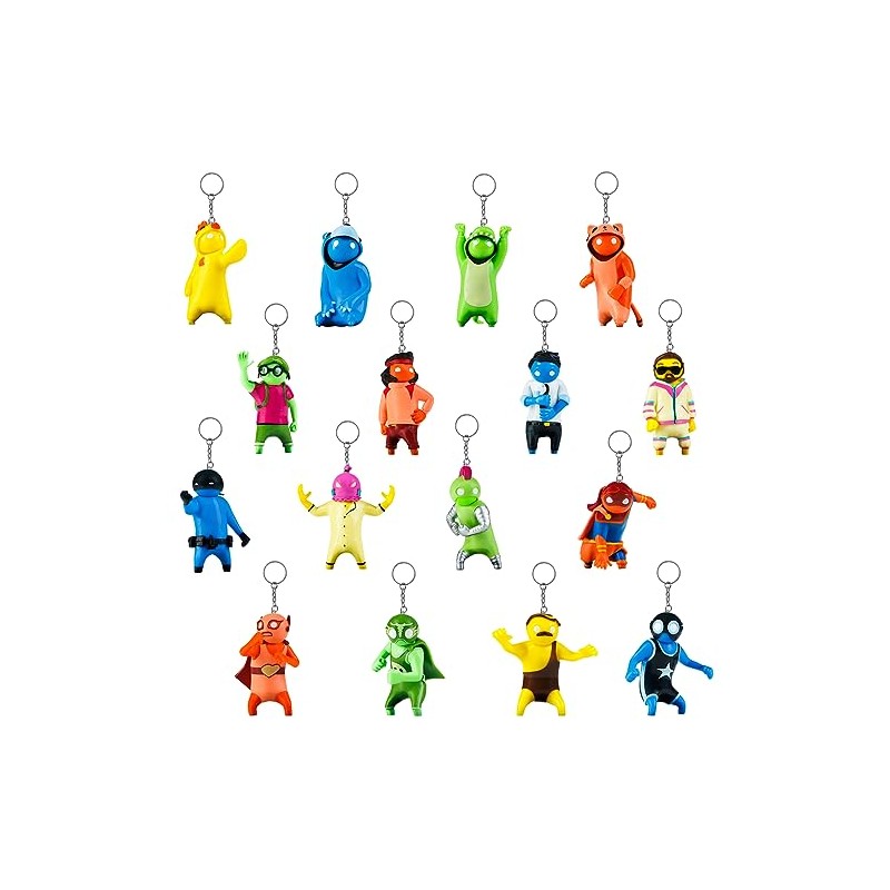 P.M.I. Gang Beasts Figural Keychains - 1 Pack (S1) (Random)