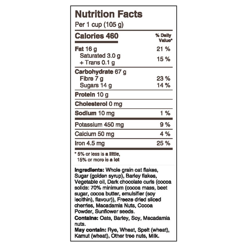 Dorset Cereals Seductive Dark Choc Cherry Granola, 325g