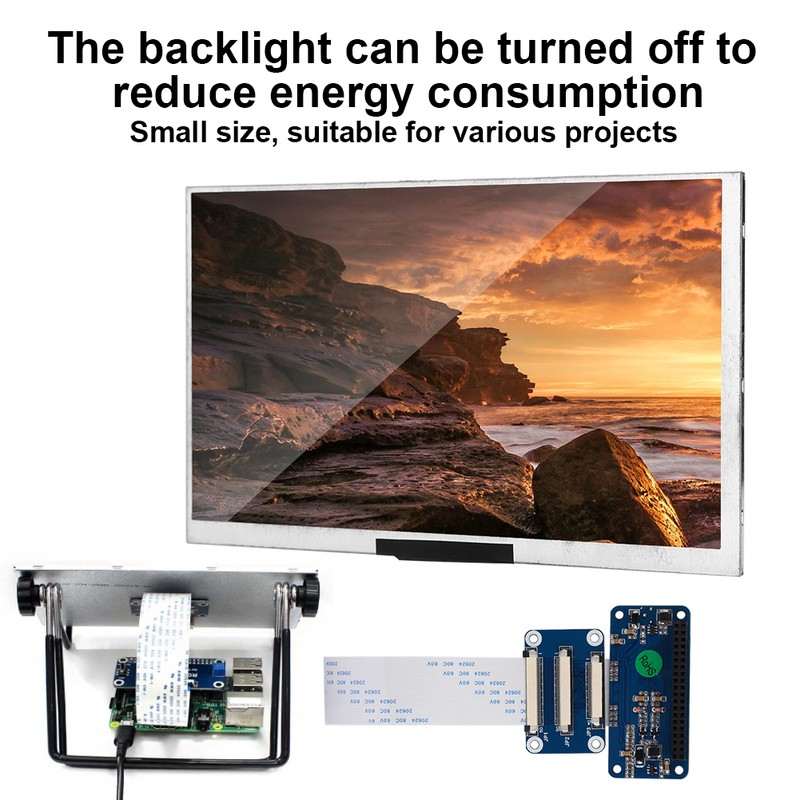 7in IPS Display Screen DPI Interface Drive Fit for Raspberry