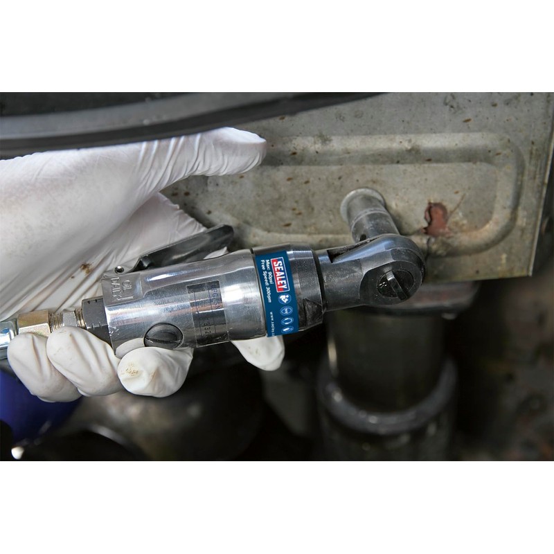 Sealey Sa231 Air Ratchet Wrench 3/8Sq Drive Super Stubby