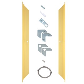 Creative Mark Illusions Metal Floating Frame Kit Pairs for Canvas - Gold, Two 8" Sides - Metal Frame Kit for 1-5/8 inch Deep Canvases - For Gallery Wall, Art Panels, Modern Décor