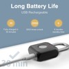 Fingerprint Padlock, Eseesmart Small Combination Padlock, Biometric Keyless Padlock USB