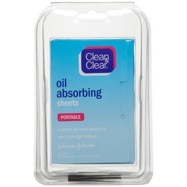 CLEAN & CLEAR Oil Absorbing Sheets 50 Each (Pack of 10)