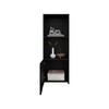 espidoo 43" Tall Wall Cabinet: Modern One-Door Storage with 2