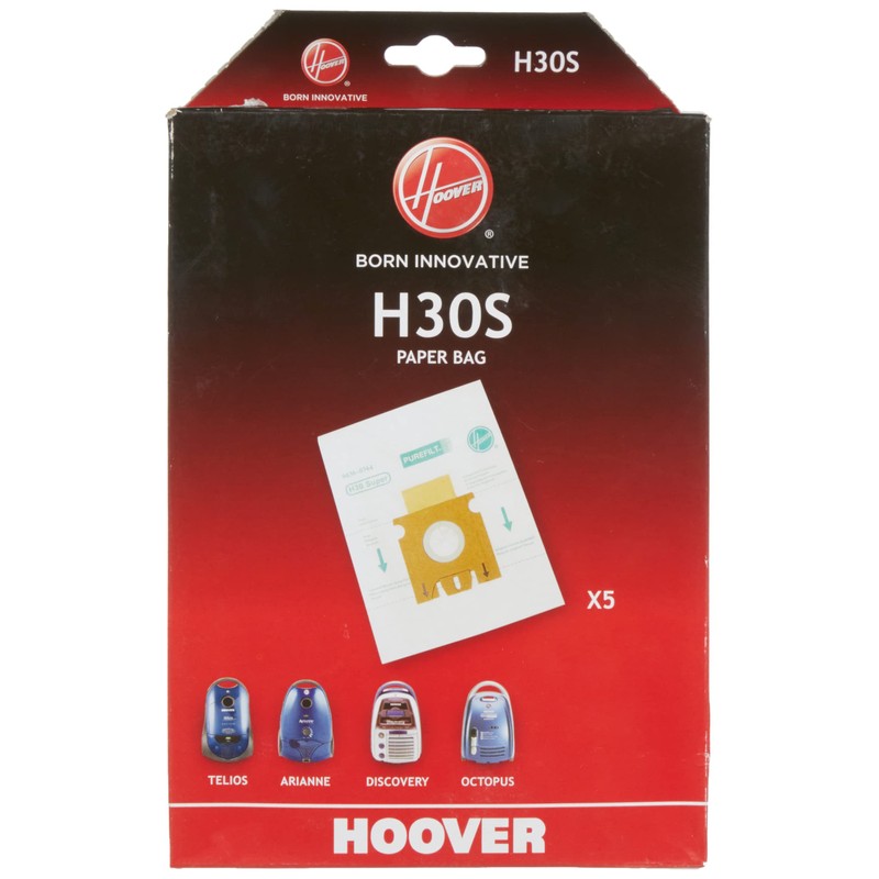 Hoover H30 Taubsaugerbeutel Telios (x5), Original