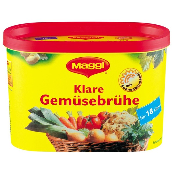 Maggi Clear Vegetables Broth (Klare Gemusebruhe) -for 18 L