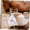ABOOFAN 50pcs Lavender Sachet Bags Empty Drawstring Pouches Light Purple