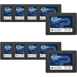 Patriot Burst Elite 120GB SSD 2.5" SATA 3 6GB/s Internal SSD For PC/MAC 10-PACK