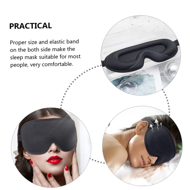TOVINANNA Comfortable Sleep Eye Mask for Men and Women Blindfold