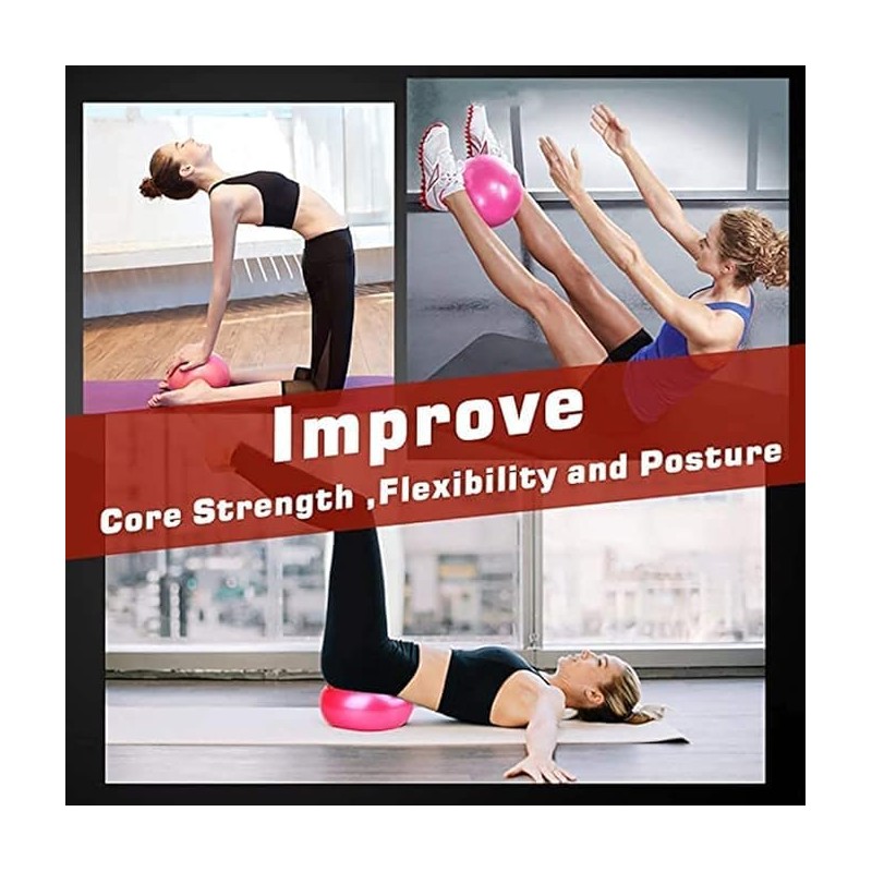 6 Inch Mini Pilates Exercise Yoga Ball with Pump