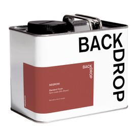 BACKDROP | Premium Exterior Paint | Standard Semi Matte, Low Sheen Finish | Self-Priming, Low VOC, Green Wise Certified | NEGRONI - Red with a hint of orange | 0.5 Gallon