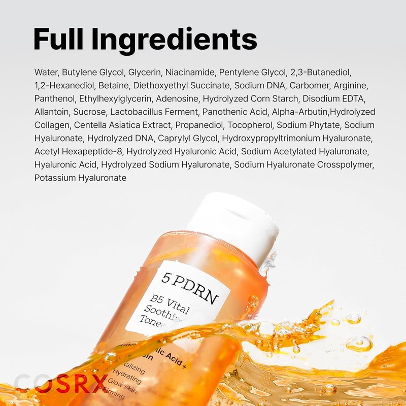 COSRX [COSRX]5 PDRN B5 Vital Soothing Toner 280ml