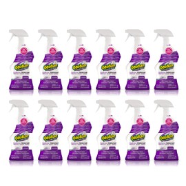 OdoBan Professional Disinfectant and Odor Eliminator Ready-to-Use Spray, Made in the USA, Lavender Scent, 12-Pack, 32 Ounces Each